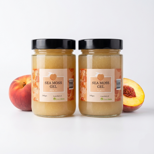 Sea Moss Gel with Peach - 2 Jars x 540gm (2-Month Course)